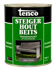 Tenco Steigerhoutbeits Transparant Zijdeglans Grey Wash 1 L.