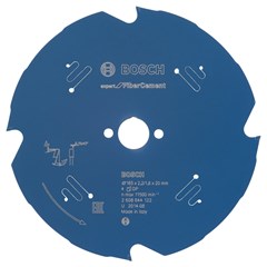 Bosch Cirkelzaagblad Expert Vezelcement 165 x 20 x 2,2 mm 4 Tands