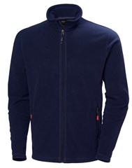 72097 Oxford Light Fleece Jacket - Marine Blauw