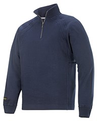 Snickers 1/2 Zip Sweatshirt met MultiPockets™, Donker blauw (9500)
