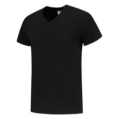 Tricorp T-Shirt Casual 101005 160gr Slim Fit V-Hals Zwart