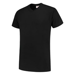 Tricorp T-Shirt Casual 101007 190gr V-Hals Zwart
