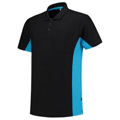 Tricorp Poloshirt Workwear 202002 180gr Zwart/Turquoise
