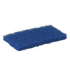 Vikan schuurspons nylon medium blauw