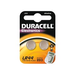Duracell Knoopcel Alkaline LR44 2-pack niet oplaadbaar 1,5 volt
