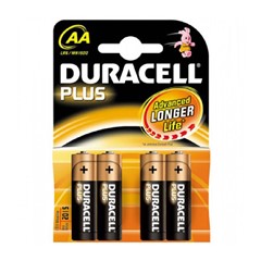 Duracell Plus Power MN1500 AA batterij 4-pack niet oplaadbaar 1,5 volt