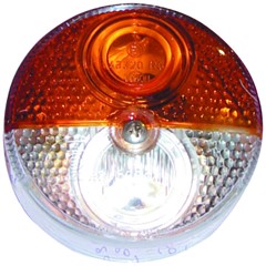 Lampglas Breedtelamp/knipp. Rond D82 Hella