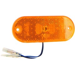 Markeringslamp 12v Oranje 110x45 Ta90 M. Kabel