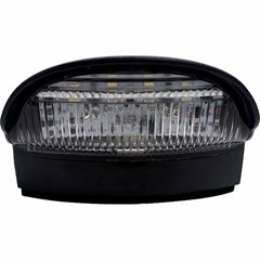 Kentekenplaatverlichting 12/30V Zwart LED