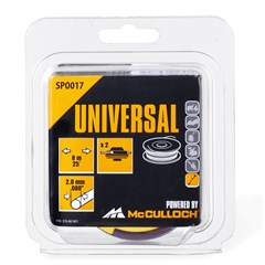 McCulloch Universal Draadspoel  2.0 mm / 8 m SPO017