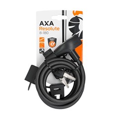 AXA Kabelslot Resolute 8-180 incl. Houder Zwart