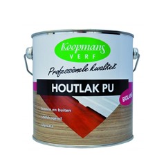 Koopmans Houtlak PU Hoogglans Blank 250 ml.