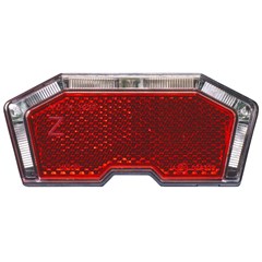 Simson Batterij Bagagedrager Achterlicht Tunnel 3 LED, auto/on/off