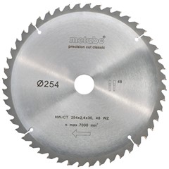 Metabo 628061000 Precision Cut Cirkelzaagblad - 254