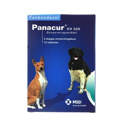 Panacur voor Hond en Kat 500 mg 10 Tabletten