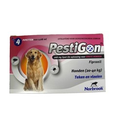 Pestigon spot-on hond-L (20-40 kg) 4 pipetten