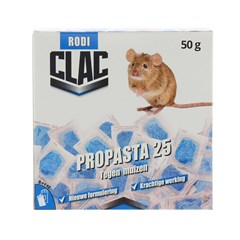 Clac Propasta-25 Tegen Muizen 5x10 Gram