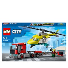 LEGO City 60328 - Reddingshelikopter Transport