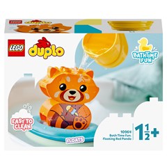 LEGO Pret in bad: drijvende rode panda