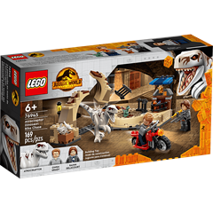 Lego 76945 Jurassic World Atrociraptor Dinosaurus Motorachtervolging