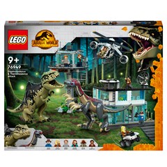 LEGO 76949 Jurassic World Giganotosaurus & Therizinosaurus aanval