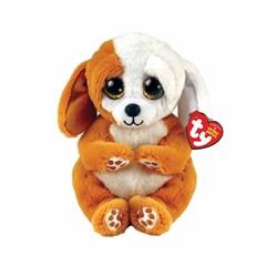 Ty Beanie Babies Ruggles Brown And White Dog 15cm