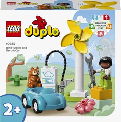 LEGO DUPLO 10985 Stad Windmolen en elektrische auto Set