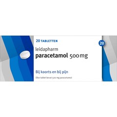 Leidapharm  Paracetamol tabletten 20-STUKS