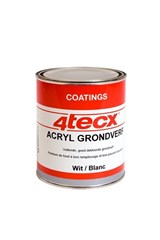4Tecx Acryl Grondverf Zwart - 0,75 liter