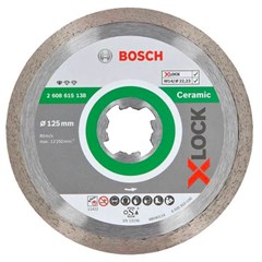Bosch X-LOCK Diamantschijf Standard for Ceramic 125 x 22,23 x 1,6 x 7 mm