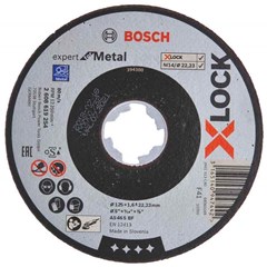 Bosch Doorslijschijf X-LOCK Metal 25 x 1,6 x 22,23 MM