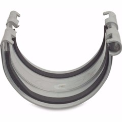 Verbindingsstuk PVC-U 125 mm manchet grijs