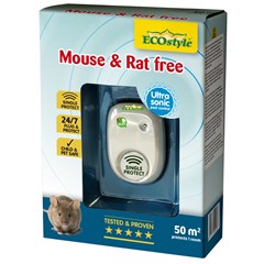 ECOstyle Ultrasonische Muizen- en Rattenverjager - 50 m2