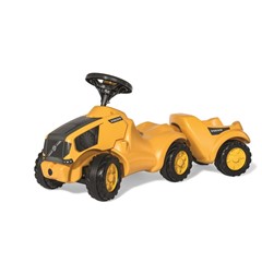 Rolly Toys Minitrac Volvo Looptractor met Aanhanger | Tractor | geel