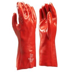 HBV Werkhandschoenen PVC Rood 35 CM