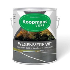 Koopmans Wegenverf Wit - 0,25 liter