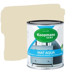 Koopmans Watergedragen Lak - Creme Wit - 0,75 Liter