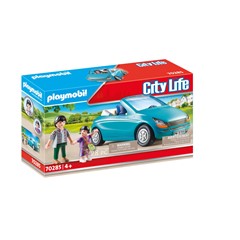 PLAYMOBIL City Life 70285 - Papa met meisje en cabrio