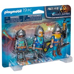 PLAYMOBIL Novelmore 70671 - Set 3 Novelmore Ridders