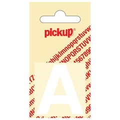 Pickup Plakletter Helvetica Wit - 40 MM