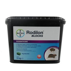 Rodilon Blocks (Knaagblokken) Tegen Muis En Rat - 3 KG