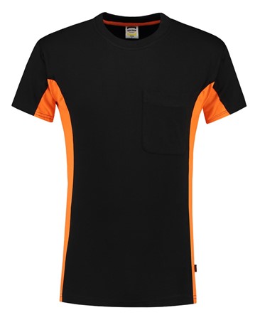 Tricorp T-Shirt Workwear 102002 190gr Zwart/Oranje Maat L