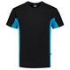 Tricorp T-Shirt Workwear 102002 190gr Zwart/Turquoise Maat L