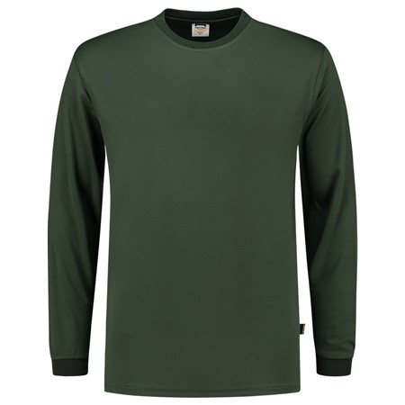 Tricorp T-Shirt Workwear 102005 180gr UV-Block Cooldry Longsleeves Flessengroen Maat 3XL