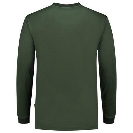 Tricorp T-Shirt Workwear 102005 180gr UV-Block Cooldry Longsleeves Flessengroen Maat 4XL