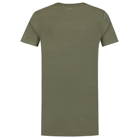 T-Shirt Premium Heren Lang XS Army