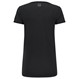 Tricorp Dames T-Shirt Premium 104006 180gr Slim Fit V-Hals Zwart Maat M