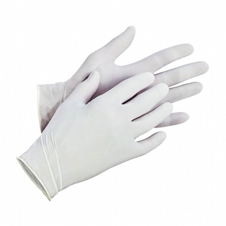 Nitril Handschoenen (L / 100 Stuks) Latex Gepoederd Melkershandschoen