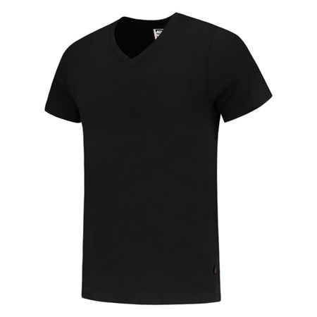 Tricorp T-Shirt Casual 101005 160gr Slim Fit V-Hals Zwart Maat L