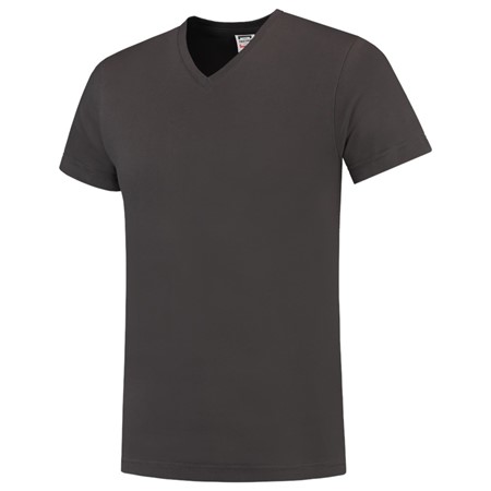 Tricorp T-Shirt Casual 101005 160gr Slim Fit V-Hals Donkergrijs Maat 2XL